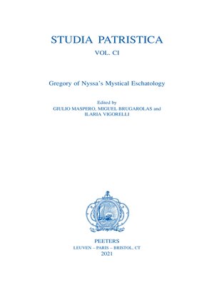 cover image of Studia Patristica. Volume CI
